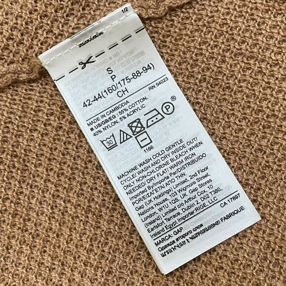 NWT ~ GAP V-NECK SWEATER SIZE S - Picture 10 of 10